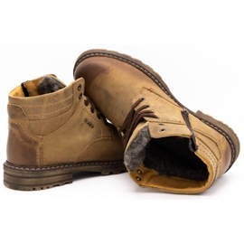 ABIS Meleg férfi cipő 197 barna 5