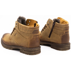 ABIS Meleg férfi cipő 197 barna 6