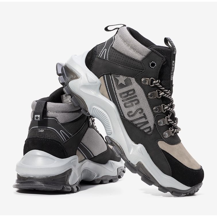 Maclovio férfi fekete-szürke Big Star tornacipő 1