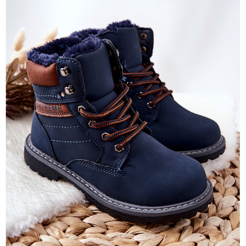 PA1 Gyermek meleg csapdák sötétkék sírok barna 1