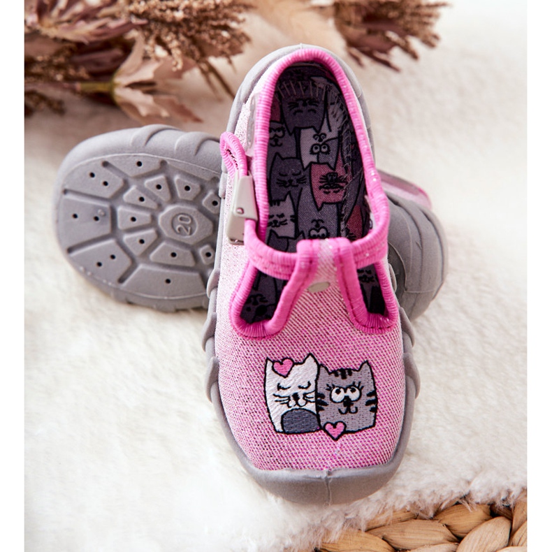BEFADO S.A. Papucs Inblu Kittens 110P436 Pink rózsaszín 1