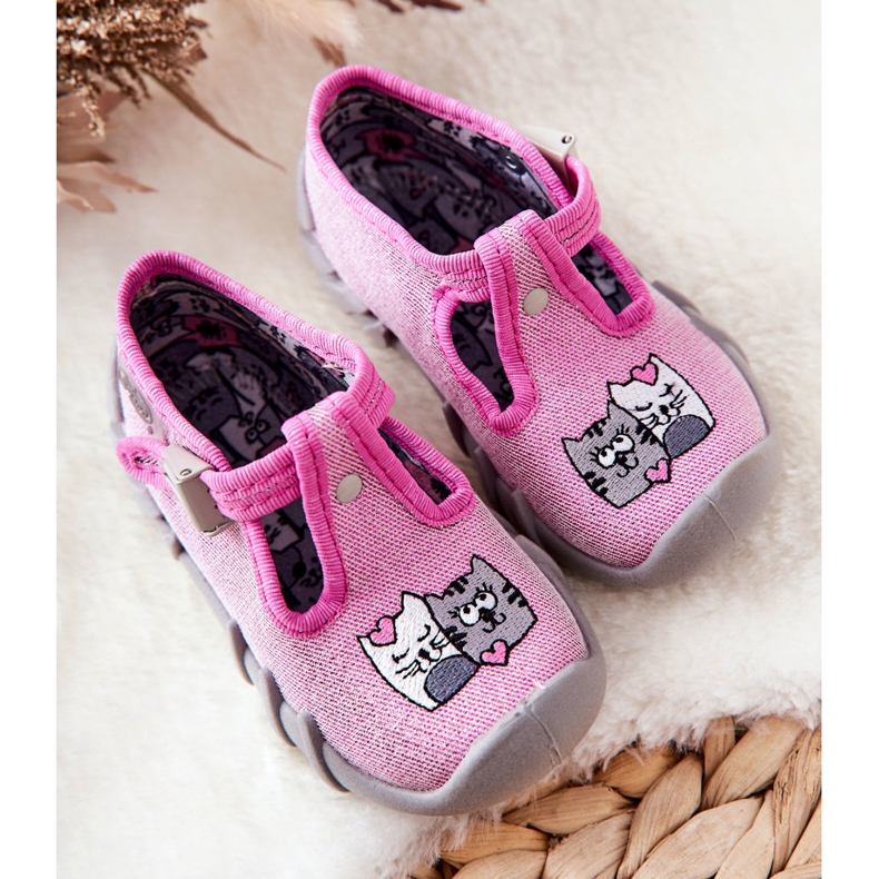 BEFADO S.A. Papucs Inblu Kittens 110P436 Pink rózsaszín 2