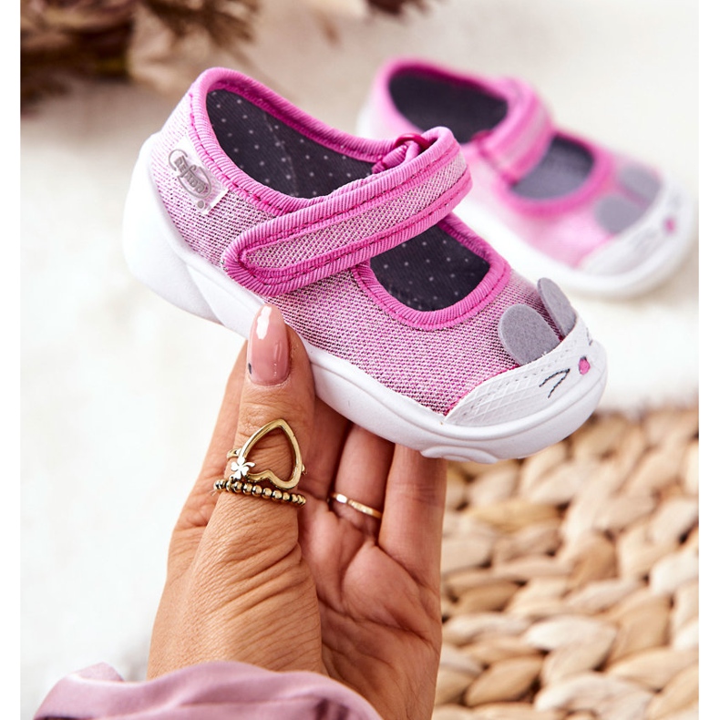 BEFADO S.A. Papucs Inblu Rabbit 209P034 Pink rózsaszín 1 BEFADO S.A. Papucs Inblu Rabbit 209P034 Pink rózsaszín 1