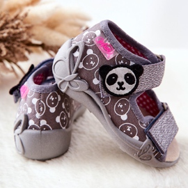 BEFADO S.A. Inblu szandál tépőzárral 342P031 szürke 2