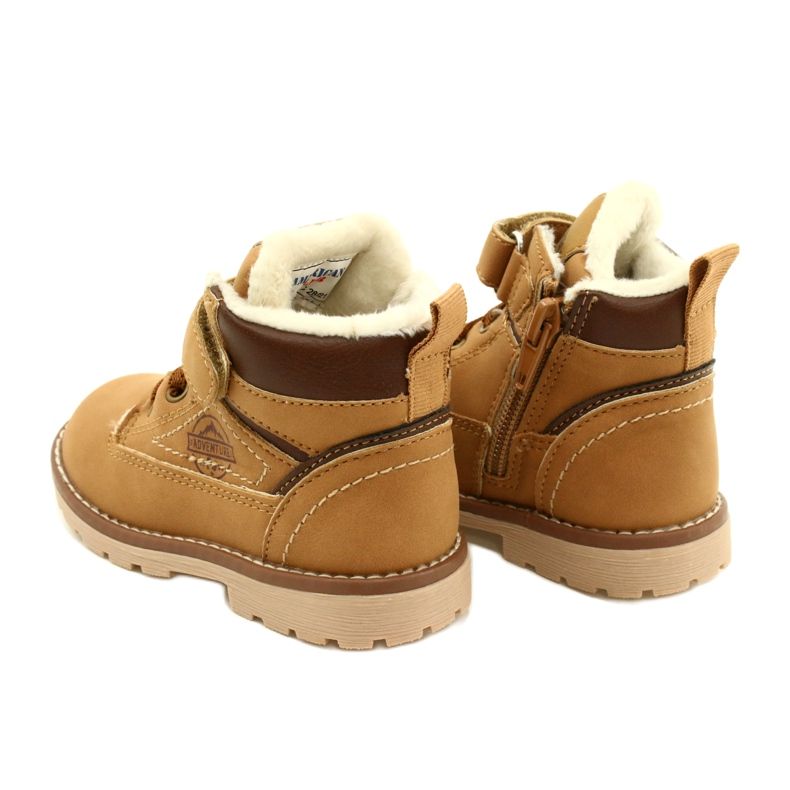 Tépőzáras Dolgozók American Club GC28 / 21 Camel bézs sárga 5