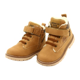 Tépőzáras Dolgozók American Club GC28 / 21 Camel bézs sárga 3