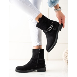 Klasszikus velúr munkások fekete 1