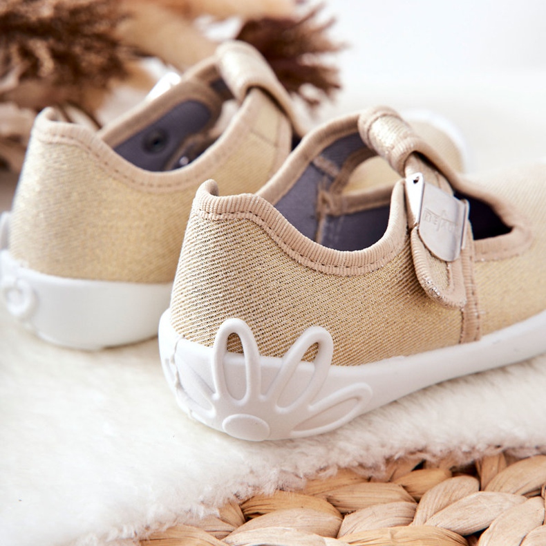 BEFADO S.A. Balerina Papucs Befado Shiny 115X003 Arany aranysárga 2