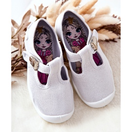 BEFADO S.A. Balerina Papucs Befado Shiny 115X001 Ezüst 1