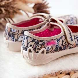 BEFADO S.A. Balerina papucs Befado Roe-deer 114X467 Beige barna 1