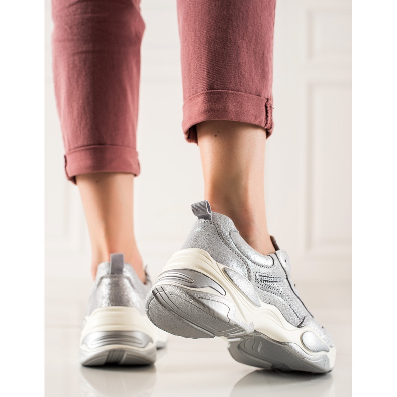 Goodin Bőr cipők sokszínű szürke 1