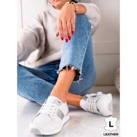 Fehér bőr cipők VINCEZA 2