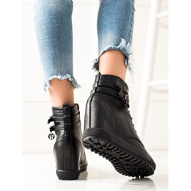 Goodin Fűzött bokacsizma fekete 1