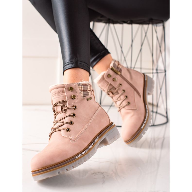 Goodin Szigetelt csapdázók Eco bőrből rózsaszín 1