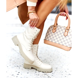 PE1 Magas csizma Workery Bézs Rozelle 6