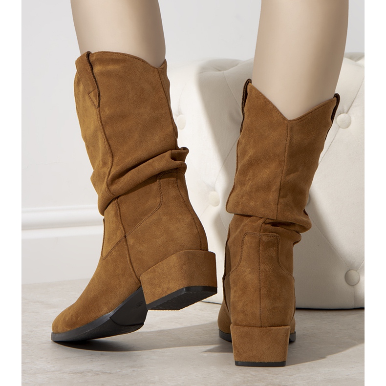 Francis meleg teve cowboy csizma barna 1