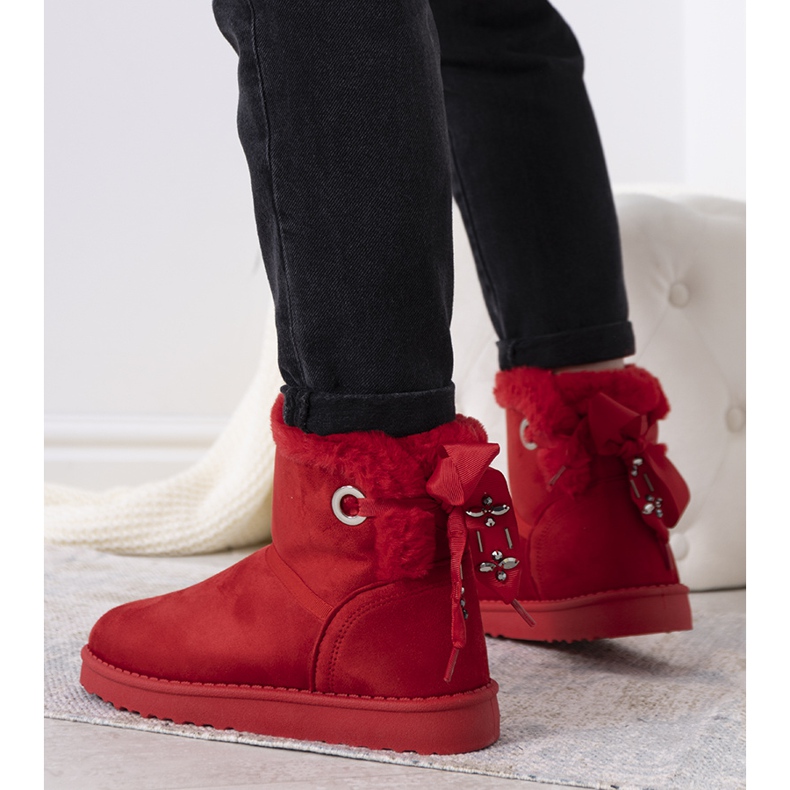 Hamilton piros hőszigetelt hócsizma 1