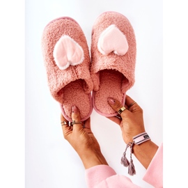 Női rózsaszín Heartbeat papucs 1