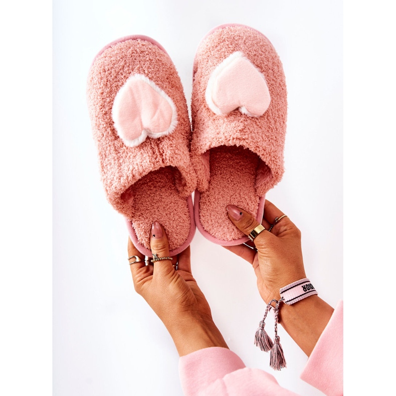 Női rózsaszín Heartbeat papucs 1