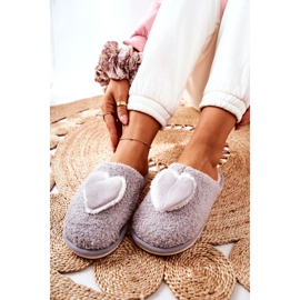 Női Szürke Heartbeat papucs 2