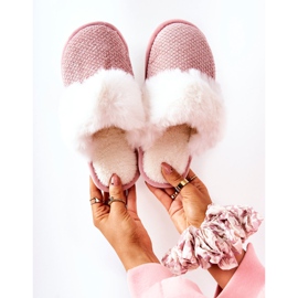 Meleg Papucs Szőrmével Pink Flamarin bézs rózsaszín 1 Meleg Papucs Szőrmével Pink Flamarin bézs rózsaszín 1