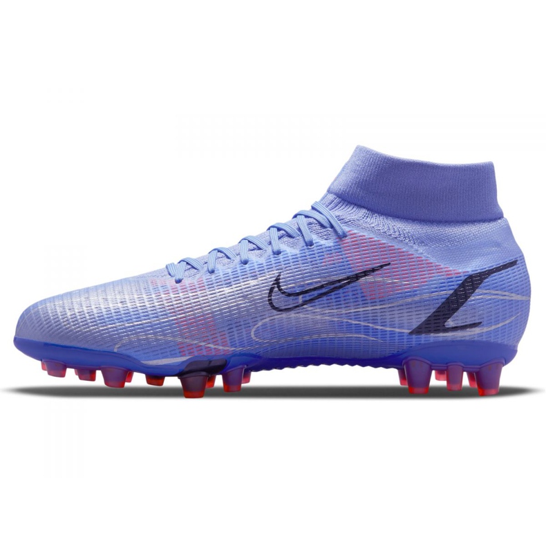 Nike Superfly 8 Pro Km Ag M DJ3978-506 futballcipő ibolya-kék kék 1