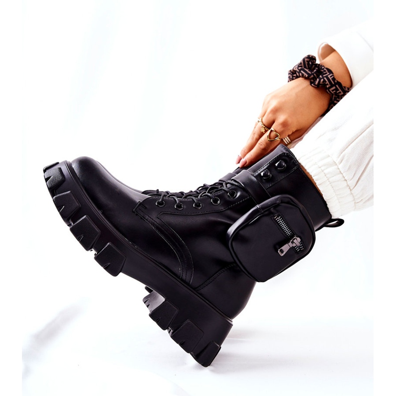 PG1 Fekete Lanstrom munkáscsizma veseövvel 1