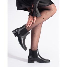 Sergio Leone Chelsea csizma dekoratív sarokkal fekete 1