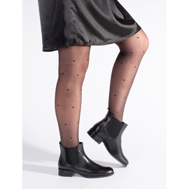 Sergio Leone Chelsea csizma dekoratív sarokkal fekete 2