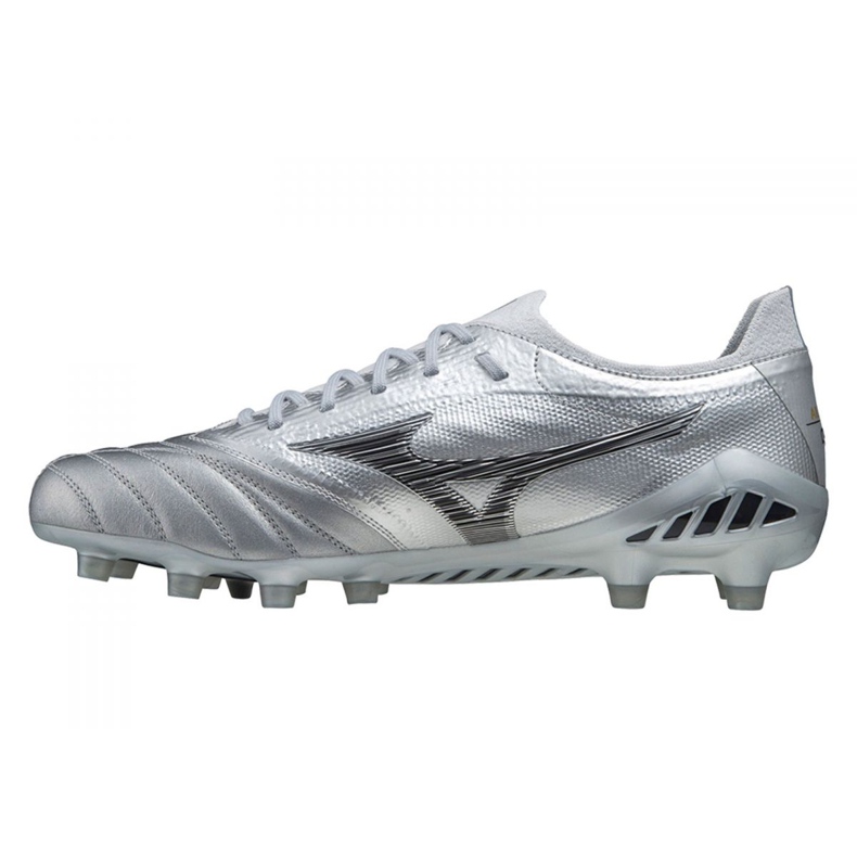 Mizuno Morelia Neo Iii Beta Japan Fg M P1GA219003 futballcipő szürke ezüst 1