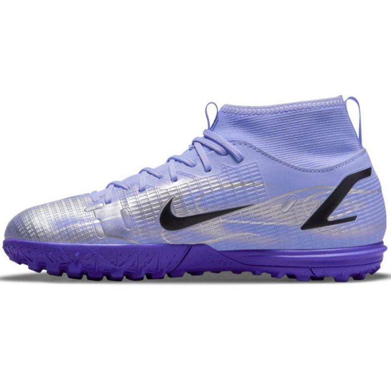 Nike Mercurial Superfly 8 Academy Km Tf Jr DB0935 506 futballcipő sokszínű ibolya 1