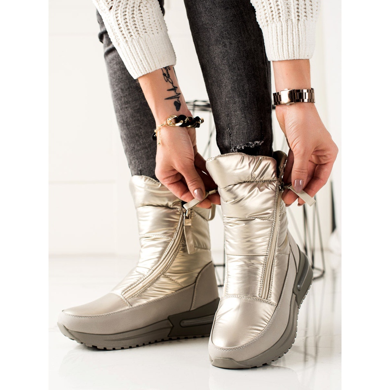 Weide Alkalmi ezüst hócsizma 1