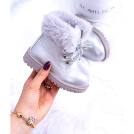 Ezüst meleg gyermekcsizma Trappers Fobos 3