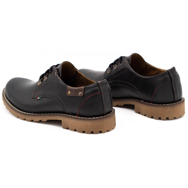 Olivier Férfi cipő bőr bokacsizma 812MP fekete, barna 4