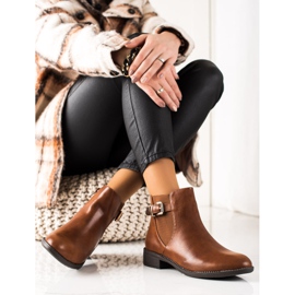 Chc Shoes Kényelmes barna csizma 1