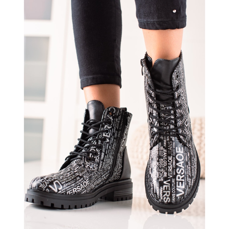 Goodin Divatos nyomdai munkások fekete 2