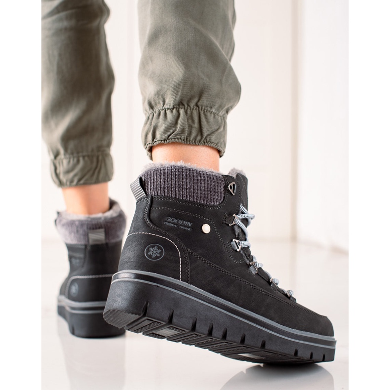 Goodin Kényelmes alkalmi trapperek fekete 1