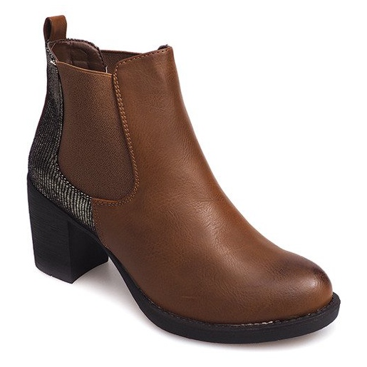 Sarkú csizma elasztikus 1227 Camel barna 2