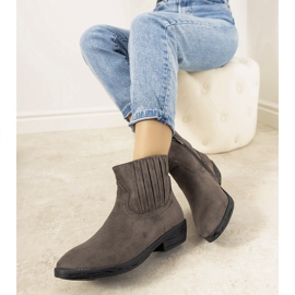 Szürke Saucier meleg cowboy csizma 1