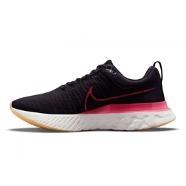 Nike React Infinity Run Flyknit 2 W CT2423-501 futócipő fekete ibolya 1