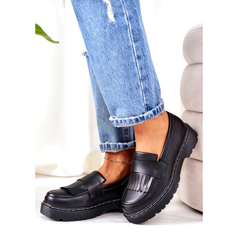 Bőr cipők Big Star II274100 Fekete 2