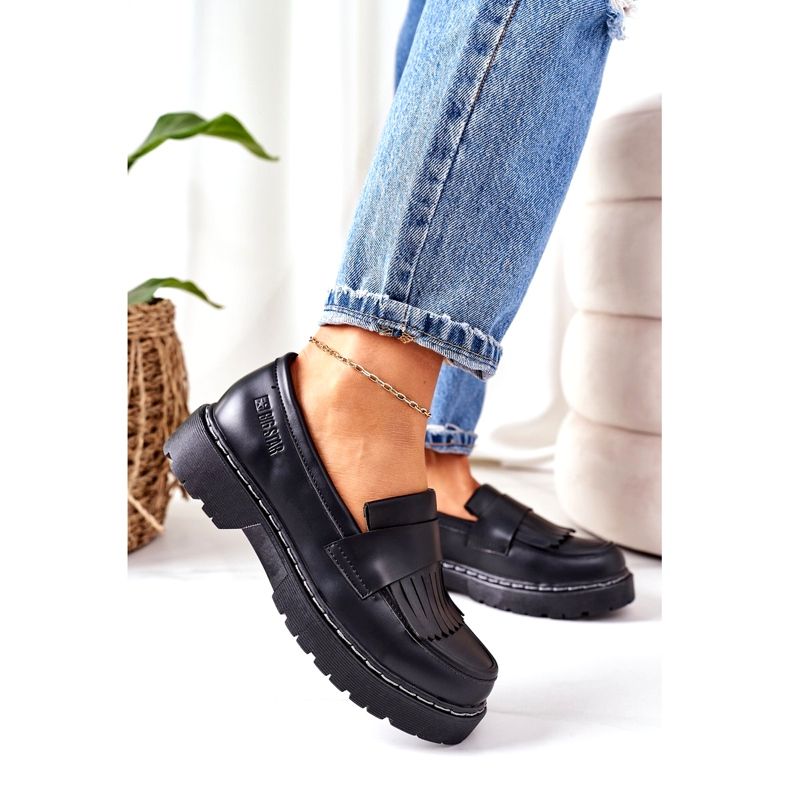 Bőr cipők Big Star II274100 Fekete 4