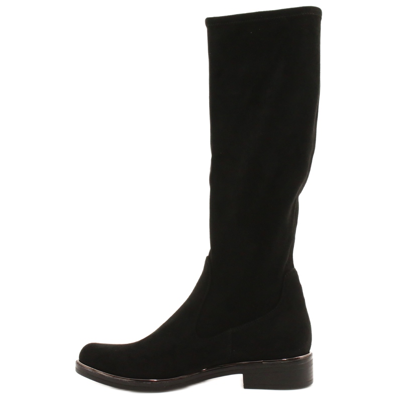 Caprice Black Stretch női csizma 25512-41 044 fekete 2