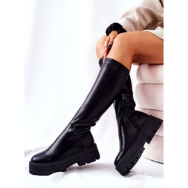 FJ1 Fekete Hemera magas csizma 2 FJ1 Fekete Hemera magas csizma 2