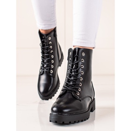 Bestelle Klasszikus csapdázók dekoratív cipzárral fekete 1