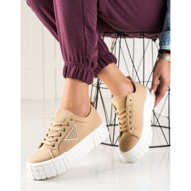 Goodin Barna divatcipő bézs 2