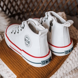 Gyermek magas cipők Big Star II374004 Fehér ['fehér'] 1