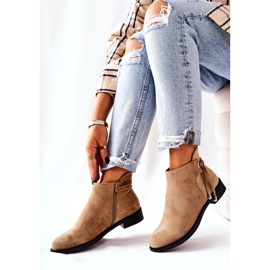 Női csizma Velúr bézs Numbero 1 Női csizma Velúr bézs Numbero 1