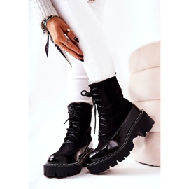 Magas csizma fekete Solutia cipzárral 1 Magas csizma fekete Solutia cipzárral 1