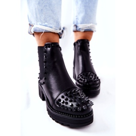 PG1 Fekete Comonis Jodhpur csizma jetekkel 3